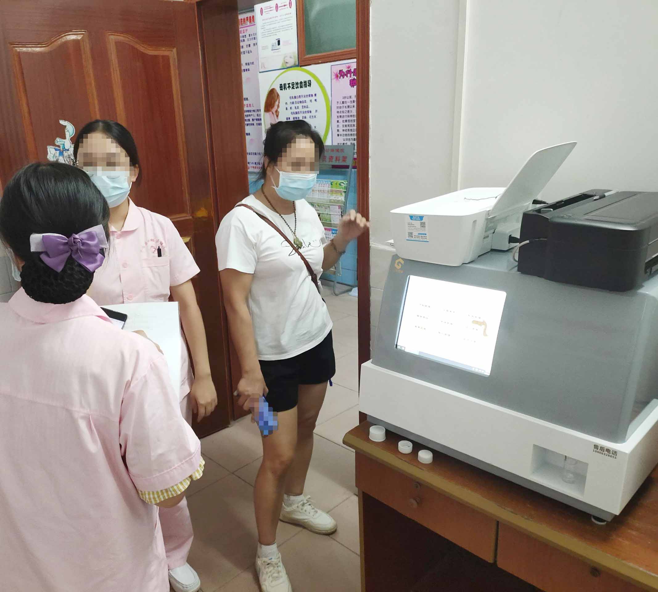 超声波母乳检测仪在广西壮族自治区崇左市宁明县妇幼保健院装机